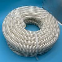 Tube de distribution de semences nervuré en plastique PU pour semoirs pneumatiques à vide (maïs et blé), tuyau d'engrais et de semences blanc 20 cm Hapchen