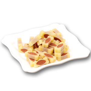 100% naturel <span class=keywords><strong>chat</strong></span> traite de poulet et de morue rouleau viande nourriture pour animaux de compagnie OEM marque privée séchée pour animaux de compagnie - Product Image 4