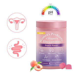 Gomitas Probióticas de Marca Privada para la Salud Vaginal, Sabor Melocotón, 60 Unidades, Equilibrio del pH, Control de Olores, Apoyo a la Flora Saludable, Venta al por Mayor de Fábrica - Product Image 1