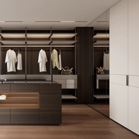 Prix d'usine Ensemble de meubles de chambre à coucher en bois moderne, design Song, pour appartement et hôtel, comprenant une armoire, hauteur réglable, taille personnalisable