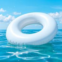 Bouée de piscine gonflable en PVC multi-tailles avec logo personnalisé pour enfants