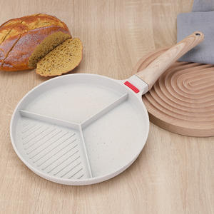 Poêle à frire en aluminium moulé sous pression à trois sections divisées - Product Image 5