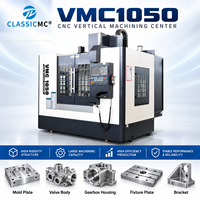 Centre d'usinage vertical CNC classique VMC1050 à haute efficacité pour le fraisage et la découpe de quincaillerie