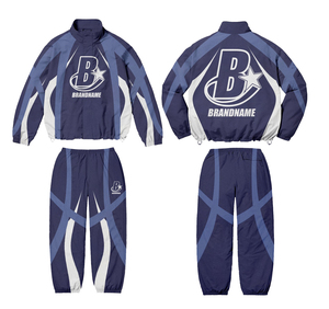 Completo Estivo Traspirante Personalizzato da Jogging, <span class=keywords><strong>Tuta</strong></span> Antivento Vintage in Poliestere Taglie Forti da <span class=keywords><strong>Uomo</strong></span> - Product Image 4