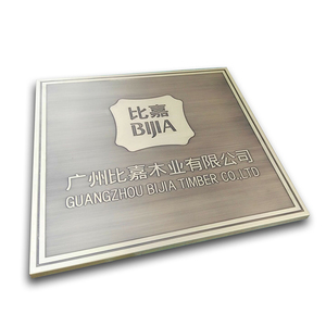 Personalizada al aire libre Vintage decorativo Placa de logotipo de Metal grabado conmemorativo de placa en latón <span class=keywords><strong>señal</strong></span> - Product Image 3