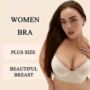 Soutien-gorge élégant pour femme, lingerie grande taille, à bonnets froncés, bonnets B C <span class=keywords><strong>D</strong></span> E F G H, avec armatures lisses, 34-50, 2026 - Product Image 4