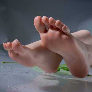 Fuß <span class=keywords><strong>massage</strong></span> Silikon Human Imitation Real Feet Mold Fuß modell - Product Image 3