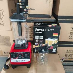 เครื่องปั่น Silver Crest SC-1589 กำลังไฟ 3000 วัตต์ ความจุ 1 ลิตร 3 ลิตร โถพลาสติก ใบมีดคู่ เครื่องคั้นน้ำผลไม้ เครื่องเตรียมอาหาร สำหรับใช้ในครัวเรือน - Product Image 2