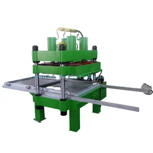 Outdoor rubber floor mat hot press vulcanizing machine