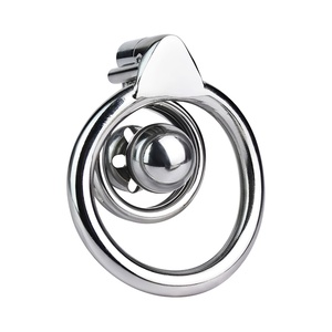 Dispositivo de Castidad Masculina FRRK, Jaula Metálica Plana para Pene, Anillo de Castidad, Cinturón de Bondage, Anillo para Pene, Herramientas Eróticas para Hombres - Product Image 3