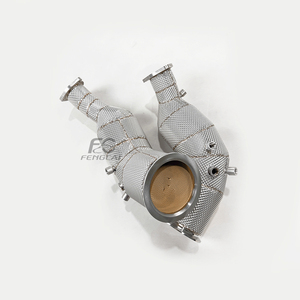 Tuyau de descente haute performance adapté à Audi <span class=keywords><strong>RS6</strong></span> C8 <span class=keywords><strong>4</strong></span>,0T 2019-2024 pour améliorer les performances de course, installation parfaite - Product Image 4