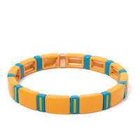 Nouveauté 2025 Offre Spéciale Europe coloré carré fait à la main émail Tila Miyuki perles bracelets pour femmes hommes