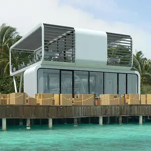 Hot Selling Luxury Apple Container House Module Office Pod Prefabricated House Apple Cabin 2 Story