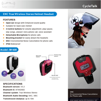 Casque pour camionneur, casque pour vélo, casque pour moto, casque pour casque de moto avec microphone