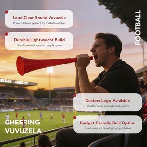 Vuvuzela in Plastica di Alta Qualità per Tifosi di Calcio e Giochi Sportivi - Product Image 2