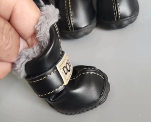 Calcetines de Invierno para Perros, Botas de Nieve Cálidas, de Lujo, Gruesas, de Felpa, Transpirables, Ecológicas, Antideslizantes e Impermeables, Venta al Por Mayor - Product Image 4