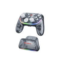 Manette de jeu KS62 avec modes d'éclairage personnalisables et station de charge