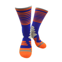 Chaussettes de basket-ball matelassées unisexes de sport pour hommes avec logo personnalisé professionnel