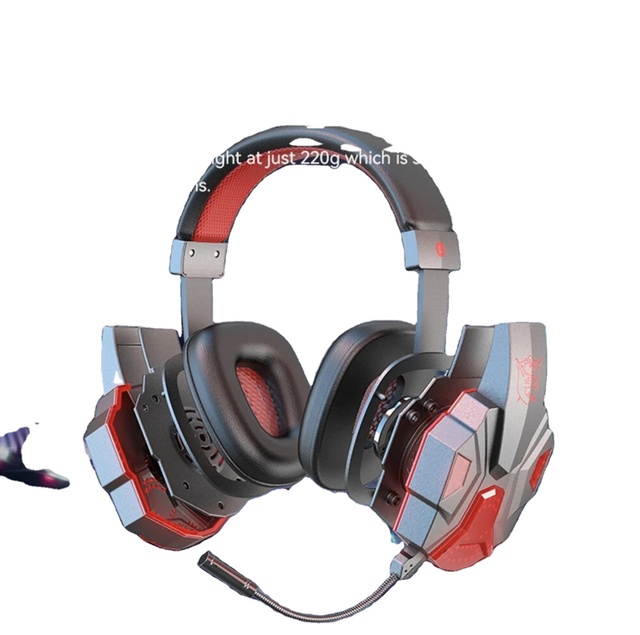 Wireless Gaming Headset with Detachable Microphone Low Latency Audio Surround Sound ABS Material for PS5 PC PS4