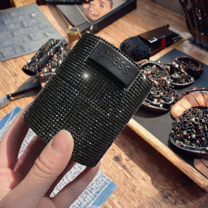 Custom Logo Rhinestone Eyelash Glue Storage Container Activated Carbon Lash Extension <b>Tool</b> - Product Image 3