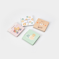 Miroir de poche pliable compact Winway, miroir de maquillage double face à motif de dessin animé pour femmes, best-seller