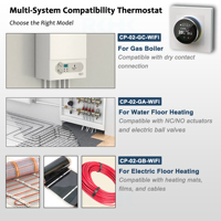 RKHK Tuya - Termostato Digital Programable WiFi, Venta al por Mayor de Fábrica, OEM/ODM, Compatible con Tuya, Alexa, Google Home, Alice