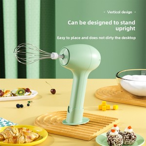Batteur <span class=keywords><strong>à</strong></span> œufs électrique sans fil compact, rechargeable par USB, fouet <span class=keywords><strong>mousseur</strong></span> 3 vitesses, outil de voyage portable - Product Image 5