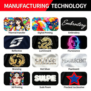 เสื้อฮู้ดดี้ผู้ชายคุณภาพสูง 350GSM ผ้าหนา ทรงหลวม ปักลาย สตรีทแวร์ - Product Image 5