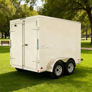 Camion frigorifique sur mesure à rideaux latéraux, remorque mobile de restauration avec réfrigérateur - Product Image 1