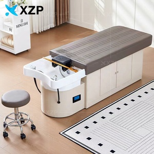 Mobilier <span class=keywords><strong>de</strong></span> salon <span class=keywords><strong>de</strong></span> beauté multifonction <span class=keywords><strong>de</strong></span> luxe avec <span class=keywords><strong>casier</strong></span>, table <span class=keywords><strong>de</strong></span> massage et <span class=keywords><strong>lit</strong></span> <span class=keywords><strong>de</strong></span> shampoing pour spa capillaire - Product Image 1