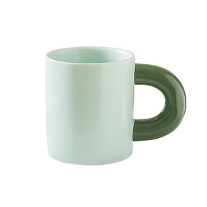 <b>Ceramic</b> Mugs Solid Color Minimalist Design 350ml Office Gift Coffee <b>Cup</b> Water Glass Chaozhou Origin - Product Image 5