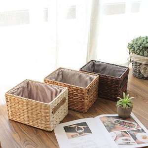Panier de rangement en bambou tissé à la main, panier organisateur naturel fait main pour le linge, les vêtements, les jouets, la décoration de la maison, rangement durable - Product Image 2