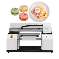 Printer Inkjet Digital Otomatis Foodart X2 untuk Printhead I3200, Kontrol Layar Sentuh Presisi Tinggi Terbaru