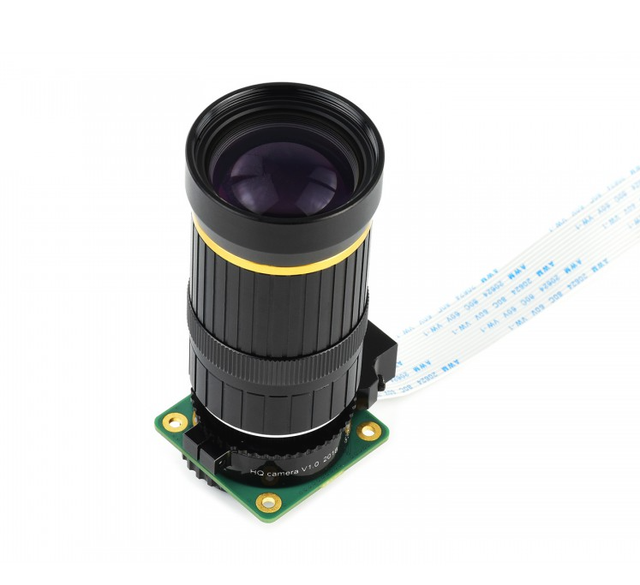 Industrial-Grade 8-50mm Zoom Lens Adjustable Focal Length C-mount Compatible Raspberry Pi HQ Camera Module Manual Aperture F1.4