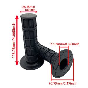 LINGQI Poignées <span class=keywords><strong>de</strong></span> <span class=keywords><strong>guidon</strong></span> gauche et droite pour moto ATV Off Road 7/8 ''22mm pour motocross Dirt Pit Bike - Product Image 3