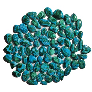 Perle de Chrysocolle Naturelle Malachite Guérison Pierres Précieuses Lâches Cabochon de Jade Quartz Blanc Lisse de Haute Qualité - Product Image 4