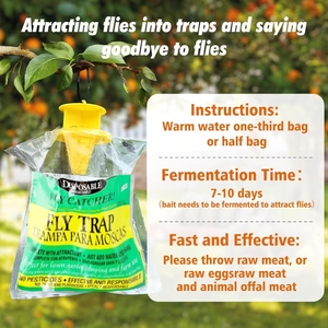 Hot bán mạnh mẽ trái cây <span class=keywords><strong>Fly</strong></span> bẫy và treo <span class=keywords><strong>Fly</strong></span> bẫy cho trong nhà bay kiểm soát côn trùng - Product Image 3