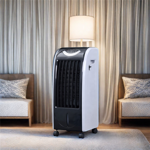 Refroidisseur d'air évaporatif portable moderne pour la maison, ventilateur de sol intérieur, climatiseur portable, brumisateur d'air - Product Image 4