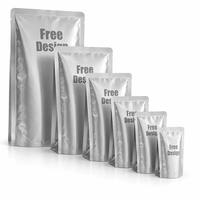 Sachet métallisé brillant refermable sous vide en aluminium pour stockage de riz, haricots et céréales – Vente en gros usine, taille personnalisée, impression sur mesure