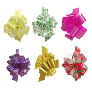Lazos de regalo coloridos con cinta navideña para envolver cajas de regalo, lazos de cinta para fiestas, bodas y Navidad - Product Image 3