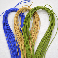 Benang Tali Polyester Berlapis Lilin 1mm untuk Pembuatan Perhiasan, Kerajinan DIY, dan Gelang Makrame