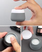 Nouvel ensemble de flacons de voyage d'extérieur approuvés par la TSA, étanches, rechargeables, en silicone, pour articles de toilette