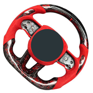 Volante Personalizado con Pantalla LED Azul de Fibra de Carbono para <span class=keywords><strong>Dodge</strong></span> Charger <span class=keywords><strong>Challenger</strong></span> SRT 2018 2020 <span class=keywords><strong>2022</strong></span> 2023 - Product Image 2