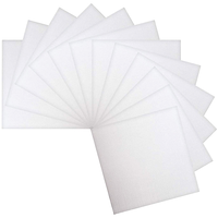 8X10'' vente en gros usine vierge 280gsm 100% coton pas cher artiste conseil pour artiste peinture toile décor