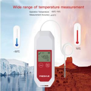 Tủ lạnh khô băng nhiệt độ thấp giám sát nhiệt độ dữ liệu <span class=keywords><strong>logger</strong></span> - Product Image 2