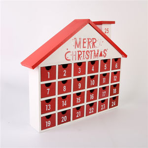 <span class=keywords><strong>Calendrier</strong></span> <span class=keywords><strong>de</strong></span> l'Avent à tirage innovant <span class=keywords><strong>Calendrier</strong></span> en forme <span class=keywords><strong>de</strong></span> maison <span class=keywords><strong>de</strong></span> l'Avent en bois Décoration <span class=keywords><strong>de</strong></span> Noël - Product Image 4