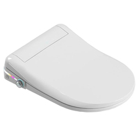 Asiento de Inodoro Inteligente Automático con Bidé Eléctrico y Calefacción, Enchufe Estadounidense 110V, Cubierta de Asiento de Inodoro de Plástico