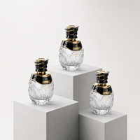 Botella de Perfume Vacía de Lujo, Premium, Personalizada, de 30ml, 50ml, 100ml, con Tapa Artística Única, Botella de Vidrio para Fabricantes de Fragancias