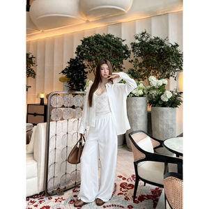 Conjunto de 2 Piezas para Mujer, Top Casual sin Mangas <span class=keywords><strong>con</strong></span> Cuello y Volantes, Minifalda Sólida en Línea A, para Uso Diario - Product Image 2