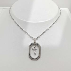 Precio al por mayor, collar sencillo de plata de ley 925, collar con colgante de letra grabada para mujer, chapado en oro, diseño de diseñador de moda. - Product Image 1